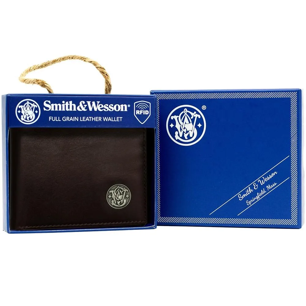 Https3A2F2Fmedia.chattanoogashooting.com2Fimages2Fproduct2Frv493522Frv49352-1_1 Smith & wesson front pocket wallet brown - image 1