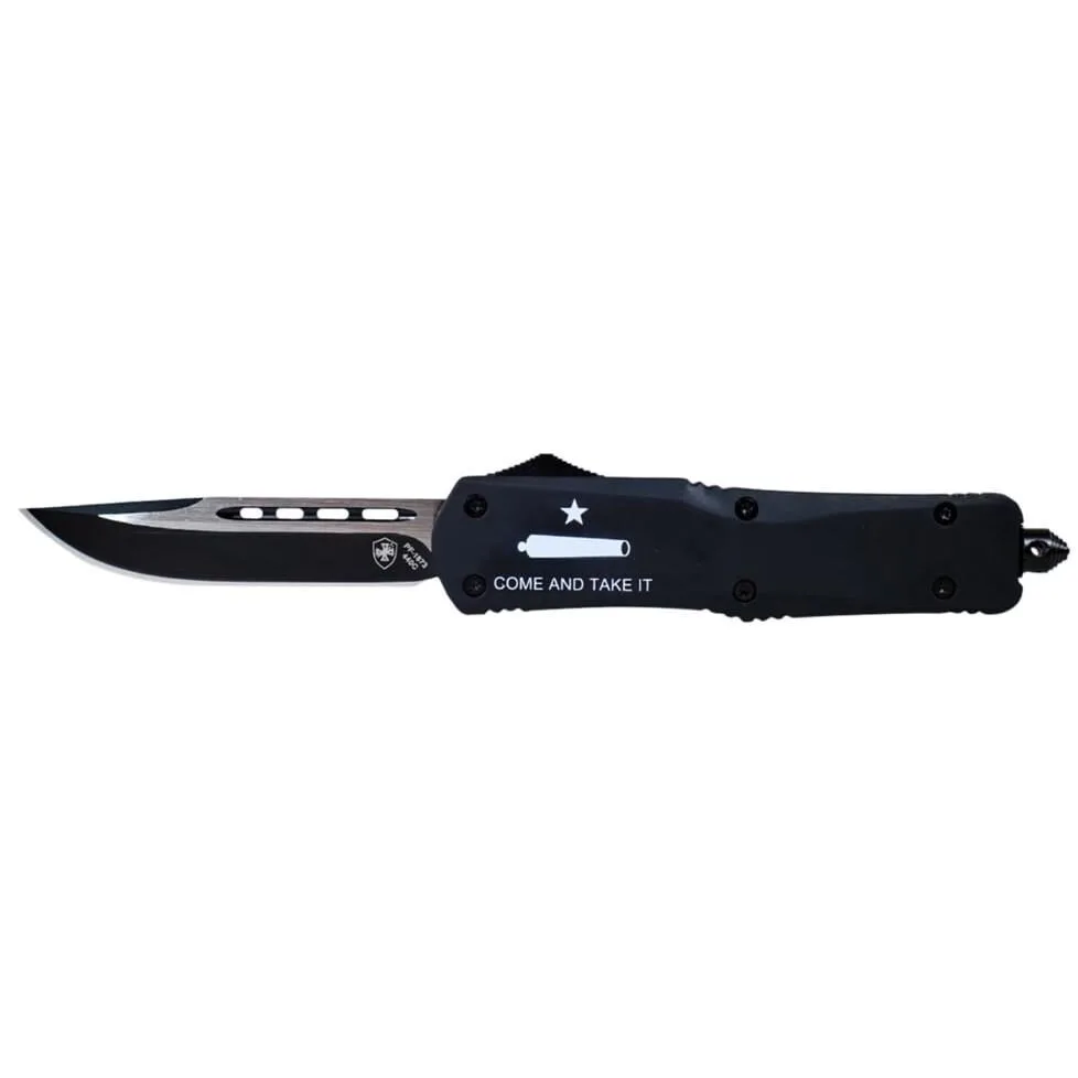 Https3A2F2Fmedia.chattanoogashooting.com2Fimages2Fproduct2Ftklcati3312Ftklcati331_1 Templar knife large come and take it otf knife 3-1/2" drop point blade black - image 1