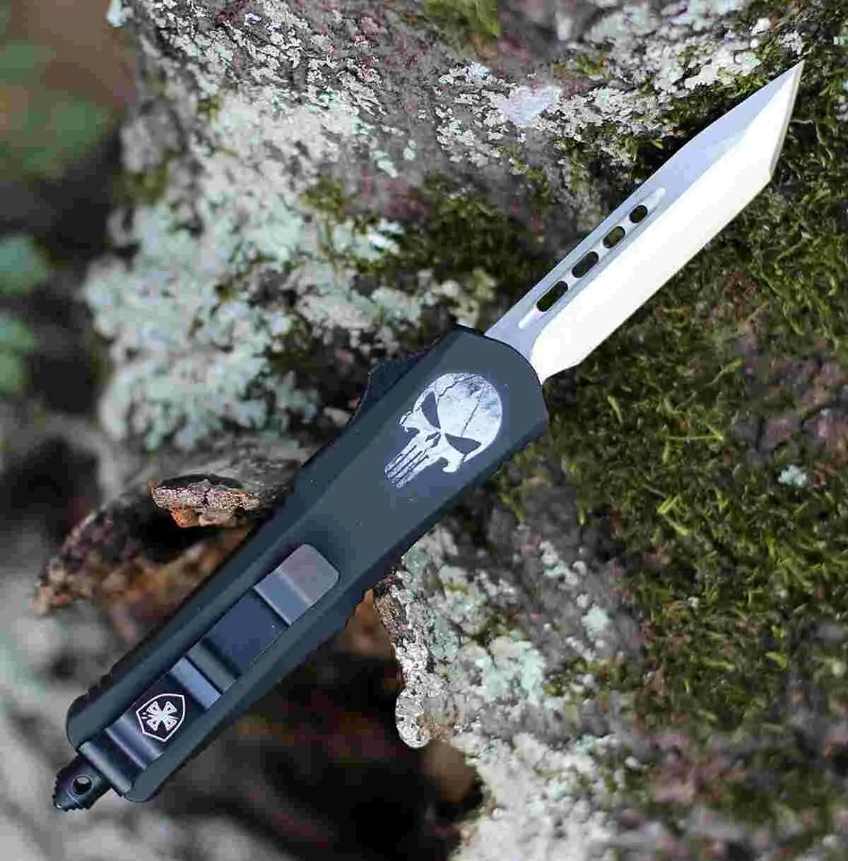 Https3A2F2Fmedia.chattanoogashooting.com2Fimages2Fproduct2Ftksfl2322Ftksfl232 Templar knife small fallen otf knife 2-3/4" tanto blade black - image 1