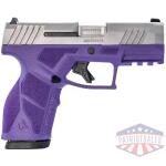 Taurus GX2 Handgun 9mm Luger 10rd Magazines (2) 3.38" Barrel Dark Purple Frame/Stainless Slide