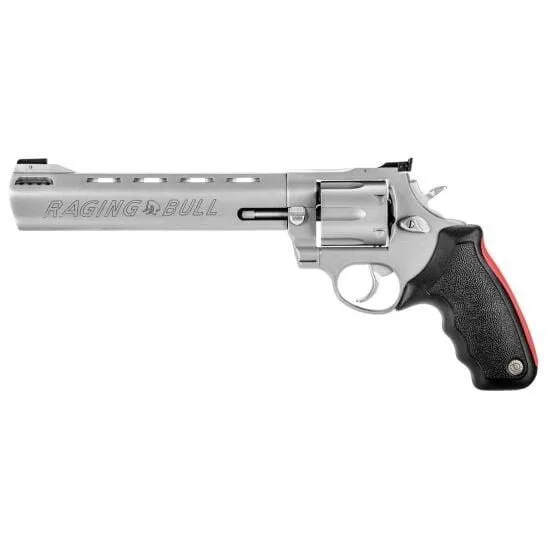 Https3A2F2Fmedia.chattanoogashooting.com2Fimages2Fproduct2Ftx2454089M2Ftx2454089M2 Taurus raging bull x-large handgun. 454 casull 6rd capacity 8. 37" barrel stainless steel finish - image 1
