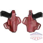 Tagua Gunleather Thumb Break Belt Holster for Taurus Public Defender Brown Right Hand