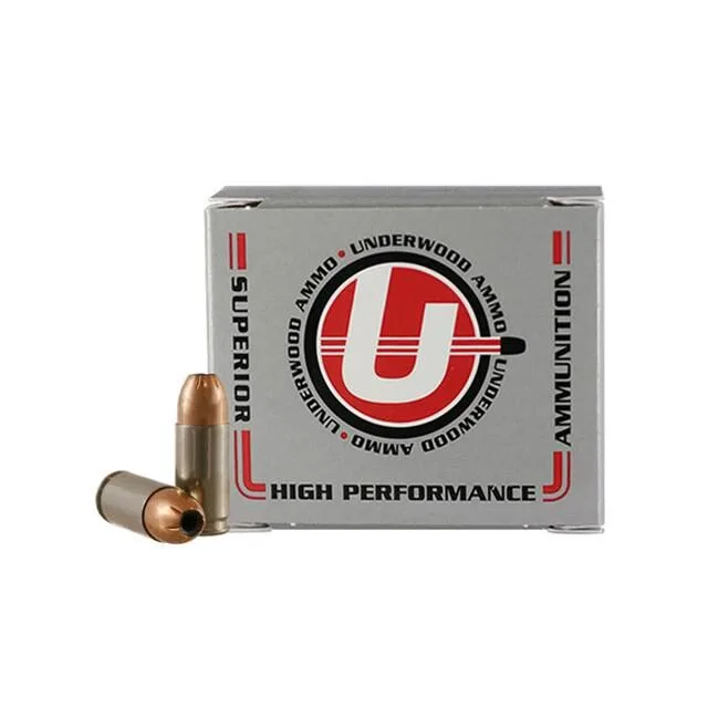 Https3A2F2Fmedia.chattanoogashooting.com2Fimages2Fproduct2Fub1392Fub139 Underwood hunting & self defense handgun ammunition 9mm luger(+p) 147gr jhp 1125 fps 20/ct - image 1