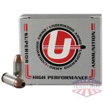 Underwood Ammo XTP Jacketed Hollow Point Handgun Ammunition 40 S&W 155gr JHP 1300 fps 20/ct