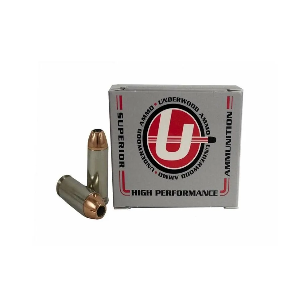 Https3A2F2Fmedia.chattanoogashooting.com2Fimages2Fproduct2Fub2432Fub243-1 Underwood ammo xtp jacketed hollow point handgun ammunition 10mm auto 180gr jhp 1300 fps 20/ct - image 1