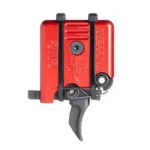 CMC Triggers AR-15/10 Single Stage Component Trigger Curved 3.5 lb Small Pin Red