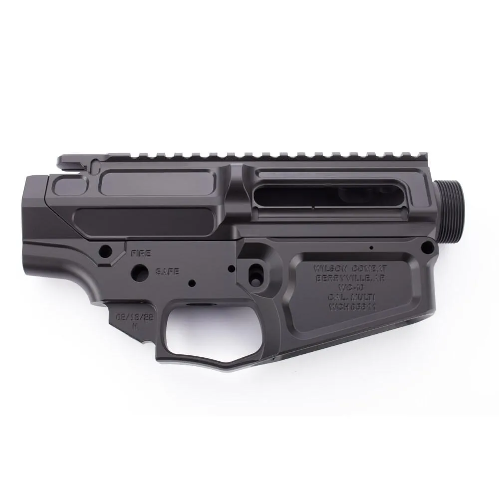 Https3A2F2Fmedia.chattanoogashooting.com2Fimages2Fproduct2Fwctrlowuppbil10Lwb2Fwctrlowuppbil10Lwb-1 Wilson combat ar-10 receiver set lower/upper matched set billet with lightweight upper black - image 1