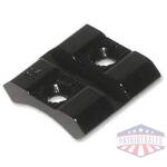 Weaver Standard Top Mount Aluminum Scope Base - Black - #19 - For Anschutz Churchill H&R New England Firearms Savage Winchester