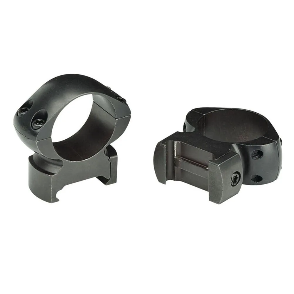 Weaver 2-Piece Grand Slam Steel Top Mount Scope Rings 30mm Medium - Matte Black