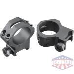 Weaver 4-Hole Tactical Picatinny Aluminum Scope Rings 30mm High Matte