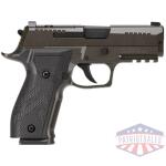 Sig Sauer P226 XCarry Legion Handgun 9mm Luger 18rd Magazines(3) 3.8" Barrel SAO Optic Ready Legion Grey Cerakote