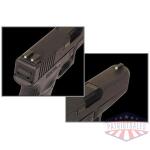 Truglo Tritium Night Sights Fits Novak .260/.450 Set - Front Green/Rear Green