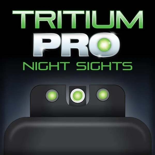 Https3A2F2Fmedia.chattanoogashooting.com2Fimages2Fproduct2Fxrtg231W2W2Fxrtg231W2W Truglo tritium pro night sights fit walther pps (except m2) - white outline front/rear green - image 1