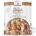 readywise simple kitchen freeze dried diced chicken 16 serving