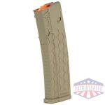 HEXMAG MAGAZINE AR-15 5.56X45 - 10RD FDE POLYMER SERIES 2 - Image 3
