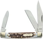 UNCLE HENRY KNIFE NEXT GEN - STAGLON JR FOLDING 3-BLADE - Image 2