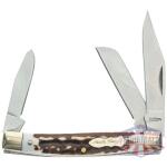 uncle henry knife next gen - staglon jr folding 3-blade