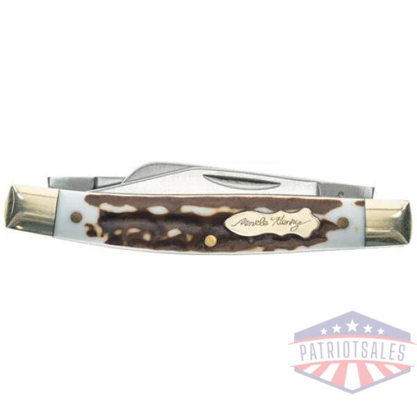 uncle henry knife next gen - staglon jr folding 3-blade