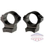 browning x-lock mounts 30mm - low 2pc black matte for x-bolt