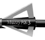 MUZZY BROADHEAD MX-3 3-BLADE - 100GR 1 1/4" CUT 3PK