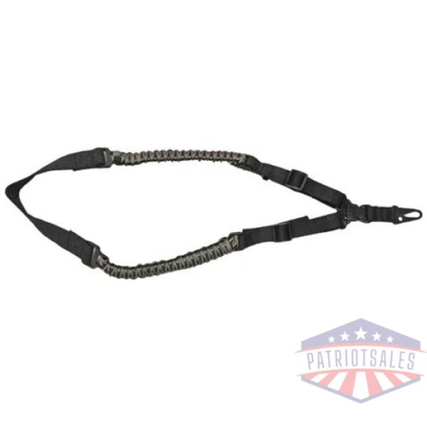 toc tactical paracord sling - single point black/green