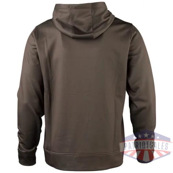 browning tech hoodie ls - major brown x-large