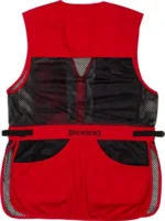 BROWNING MESH SHOOTING VEST - R-HAND MED BLACK/RED TRIM