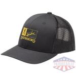 browning cap elk ridge 110mesh - back rec patch black/gold