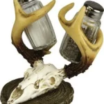 RIVERS EDGE EURO DEER - SALT & PEPPER SHAKERS