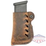 VERSACARRY LEATHER MAG HOLDER - SINGLE STACK FLEX VENT DIS BRN