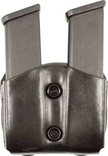 A01Bjkkz0 Desantis double mag pouch owb - leather sig p365 black - image 1