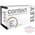 ELEY CONTACT SUBSONIC 22LR - 42GR RN 50RD 100BX/CS