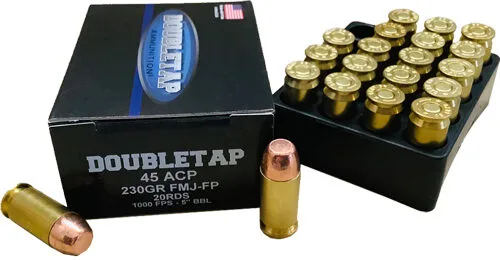 A45A230Fp_1.Webp Doubletap 45acp 230gr fmj-fp - 20rd 50bx/cs - image 1
