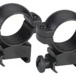 TRADITIONS RINGS 1" WEAVER - HIGH MATTE BLACK