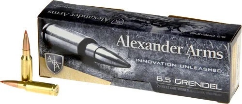 Ag129Sstbox.webp Alexander 6. 5 grendel 129gr - sst 20rd 10bx/cs - image 1