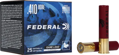 Ah4136 Federal game load 410 3" - 11/16oz #6 25rd 10bx/cs - image 1