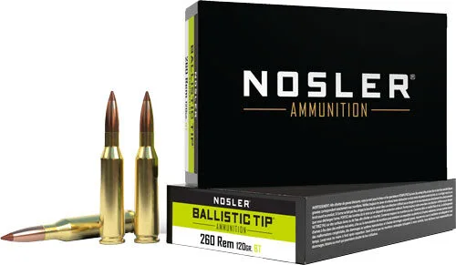 An40056_1.Webp Nosler 260 rem 120gr - ballistic tip 20rd 10bx/cs - image 1