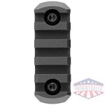 ARMASPEC PICATINNY RAIL COVERS - M-LOC 5 SLOT BLACK