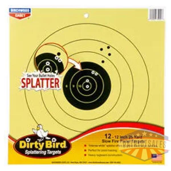 b/c dirty bird 25yd pistol 12-12"