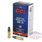 CCI 22LR 45GR LRN SA QUIET 50/5000