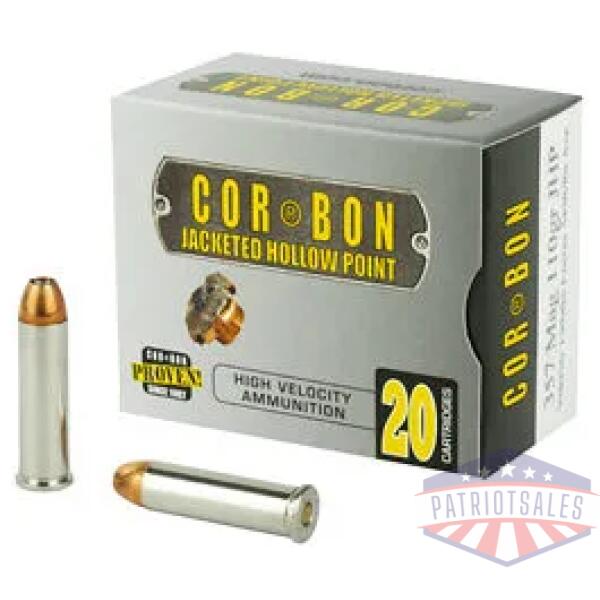 corbon 357mag 110gr jhp 20/500