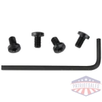 ed brown hex head grip screws - blued 4-pack for 1911