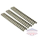 ERGO 18-SLOT LDDR RAIL COVERS 3PK DE