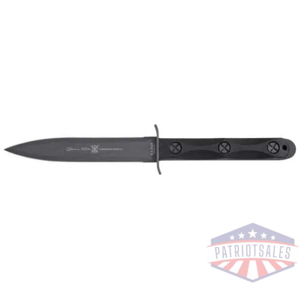 ka-bar ek commando double edge - spear point 6.62" w/sheath