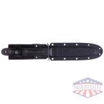 ka-bar ek commando double edge - spear point 6.62" w/sheath