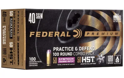 Fep40Hst1Tm100_1 Fed prctc & dfnd 40s&w hst/syn 180gr - image 1