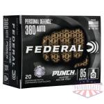 FED PD PUNCH 380AUTO 85GR JHP 20/200