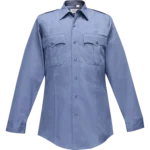 Duro Poplin Long Sleeve Shirt w/ Sewn-In Creases