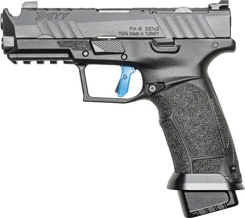 G10100567.Webp Tisas px-9 2. 0 duty comp 9mm - 4. 11" ported 18/20rd black - image 1