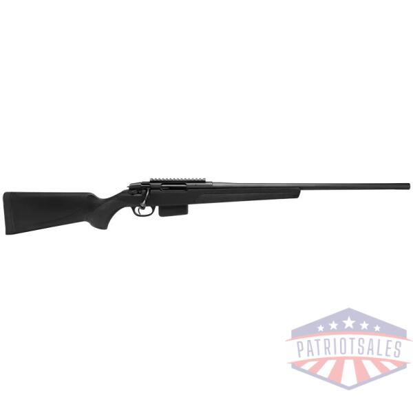 savage 334 308win 20" matte - black/black syn stock